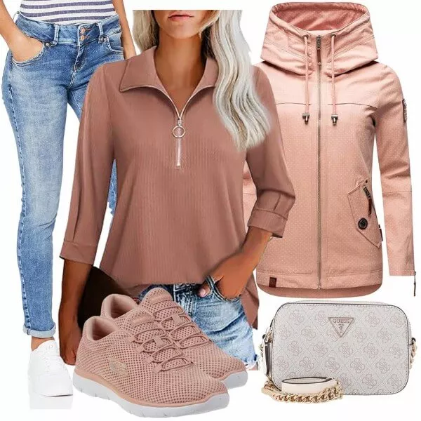 Frühlings Outfits Perfektes Frauen Outfit