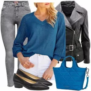 Frühlings Outfits Damen Komplettoutfit