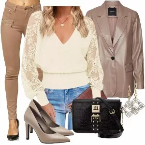 Frühlings Outfits Auffälliger Frauen Outfit