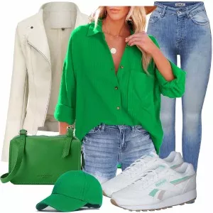 Frühlings Outfits Stylische Frauen Outfit