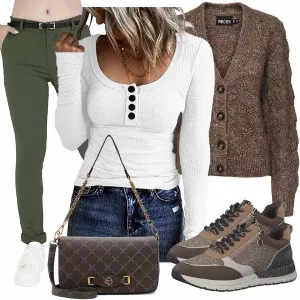 Frühlings Outfits Damen Komplette Outfit