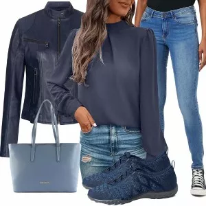 Frühlings Outfits Damen Komplettoutfit