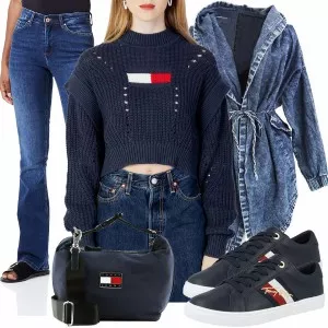 Frühlings Outfits Coller Look für den Freizeit