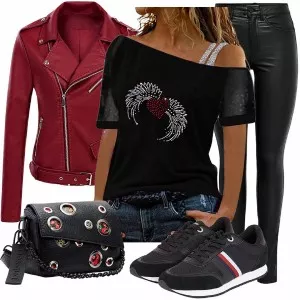 Frühlings Outfits Coller Look für den Freizeit