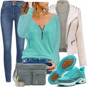 Frühlings Outfits Coller Look für den Frühling