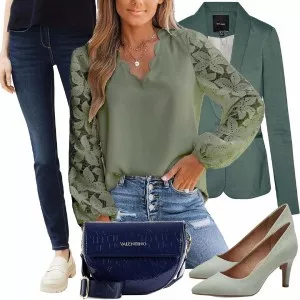 Frühlings Outfits Modischer Look