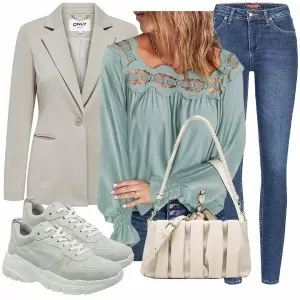 Frühlings Outfits Stylische Frauen Outfit