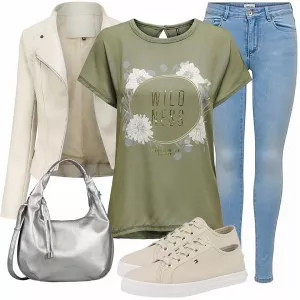 Frühlings Outfits Stylische Frauen Outfit