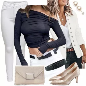 Frühlings Outfits Stylische Frauen Outfit