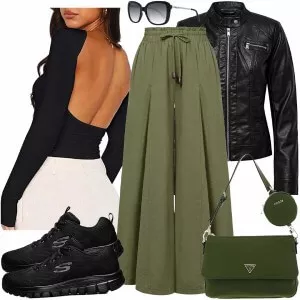 Frühlings Outfits Auffälliger Frauen Outfit