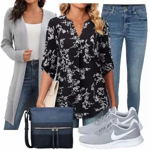 Frühlings Outfits Stylische Frauenoutfit