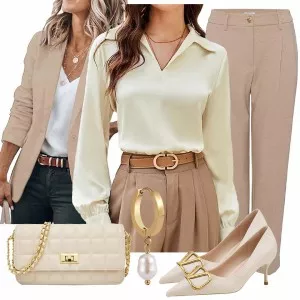 Frühlings Outfits Eleganter Look