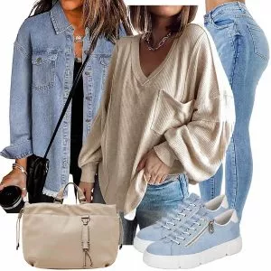 Frühlings Outfits Modisches Frühling Outfit