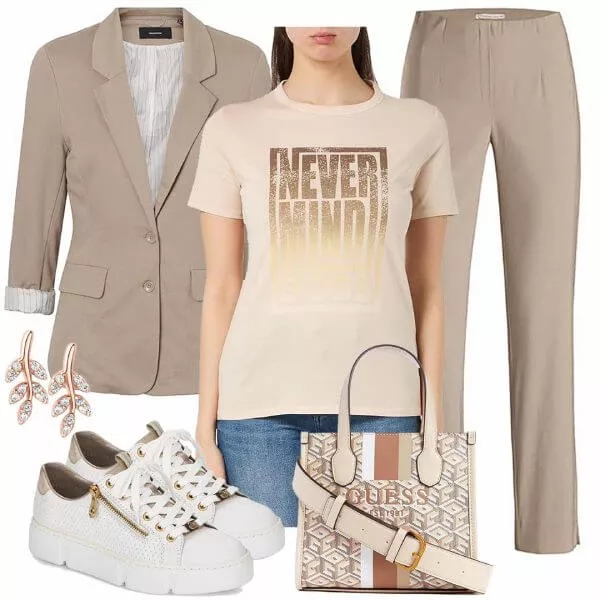 Frühlings Outfits Stylische Frauen Outfit