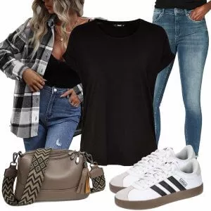 Frühlings Outfits Stilvolle Kombination für die Freizeit