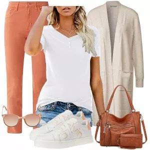 Frühlings Outfits Auffälliger Look für den Freizeit