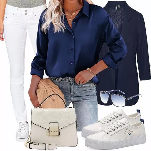 Frühlings Outfits Perfektes Frauen Outfit