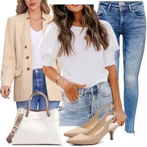 Frühlings Outfits Komplette Outfit für Damen