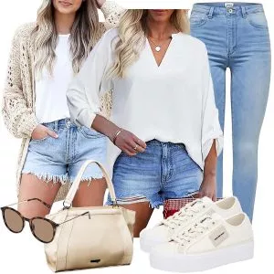 Frühlings Outfits Komplette Outfit für Damen