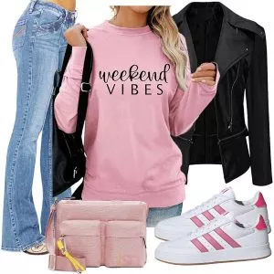 Frühlings Outfits Alltags Outfit für den Frühling