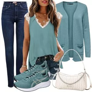 Frühlings Outfits Frühlings Frauenoutfit