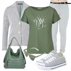 Frühlings Outfits Frauenoutfits Für Den Freizeit
