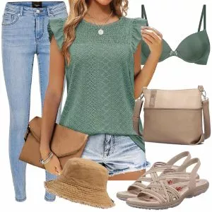 Sommer Outfits Komplette Outfit für Frauen