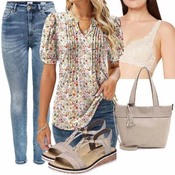 Sommer Outfits Stylische Frauenoutfit