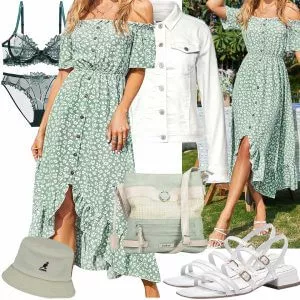 Sommer Outfits Stylischer Look Für Den Sommer