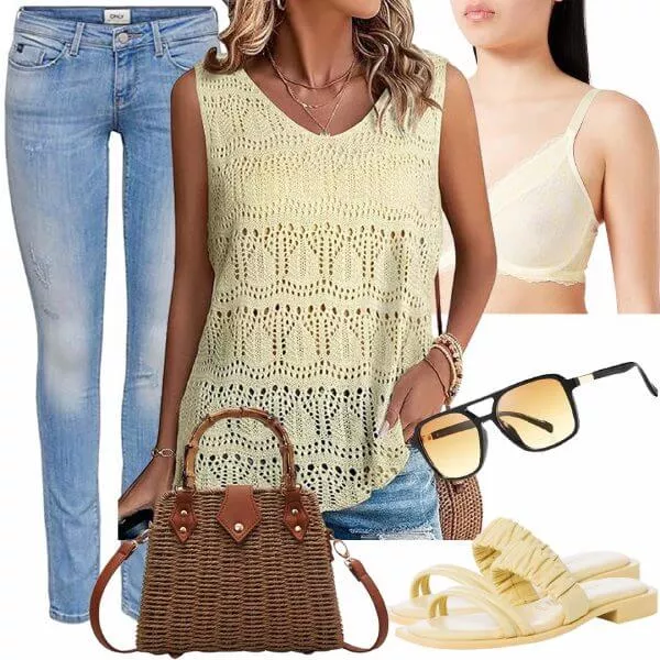 Sommer Outfits Stylische Sommer Kombination