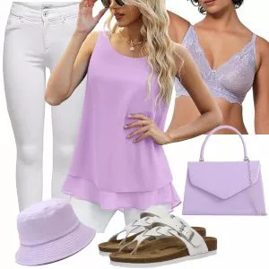 Sommer Outfits Cooler Sommerlook für Frauen