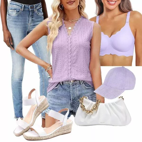 Sommer Outfits Damen Komplette Outfit