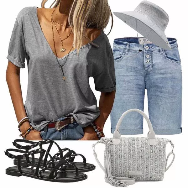 Sommer Outfits Komplette Outfit für Damen