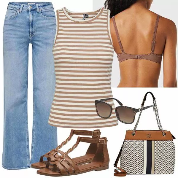 Sommer Outfits Cooler Alltagslook