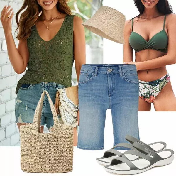 Sommer Outfits Strand Outfit für Frauen