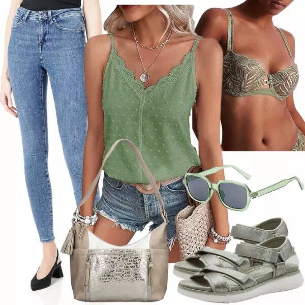 Sommer Outfits Auffälliger Look