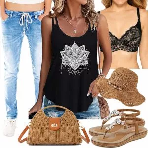 Sommer Outfits Coller Look für den Sommer