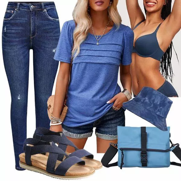 Sommer Outfits Komplette Outfit für Damen