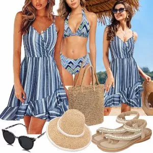 Sommer Outfits Strand Outfit für Frauen