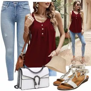 Sommer Outfits Frauenoutfits Für Sommer