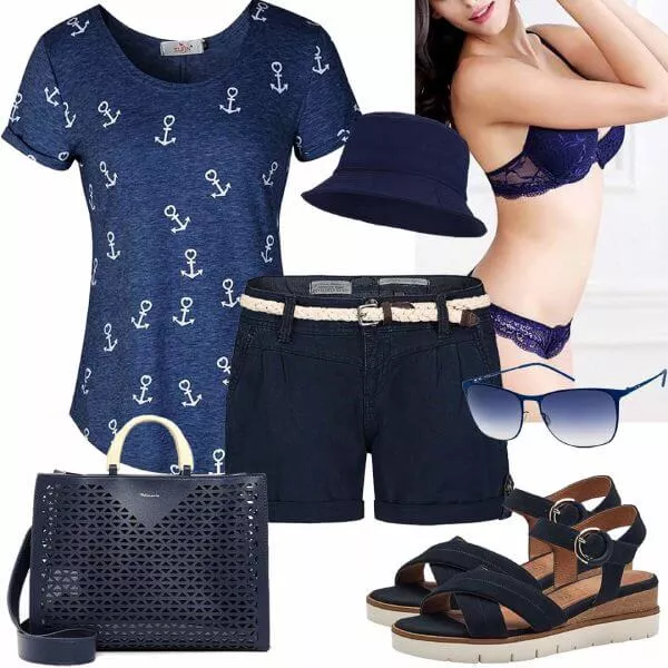 Sommer Outfits Komplette Outfit für Damen