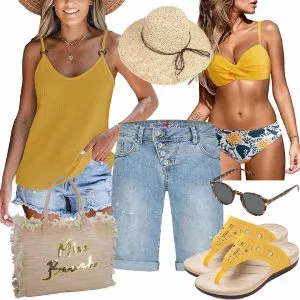 Sommer Outfits Strand Outfit für Frauen