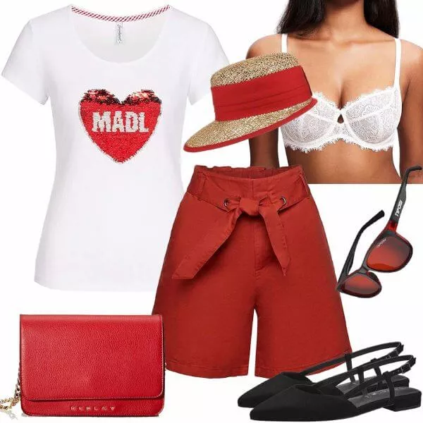 Sommer Outfits Perfektes Frauen Outfit