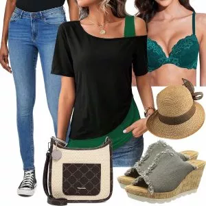 Sommer Outfits Auffälliger Look für den Freizeit