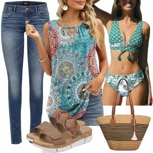 Sommer Outfits Strand Outfit für Frauen