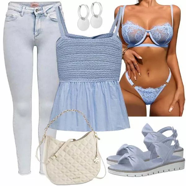 Sommer Outfits Stylische Frauen Outfit