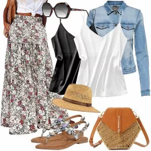 Sommer Outfits Coller Look für den Freizeit