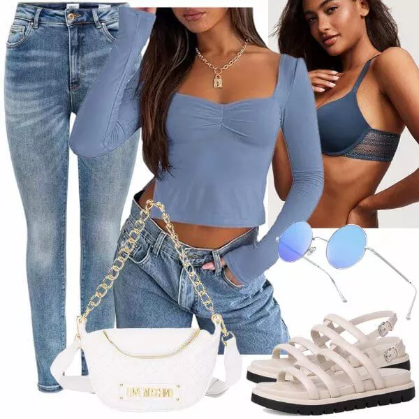 Sommer Outfits Coller Look für den Freizeit