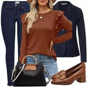 Herbst Outfits Auffälliger Look für den Freizeit