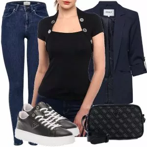 Herbst Outfits Coller Look für den Freizeit